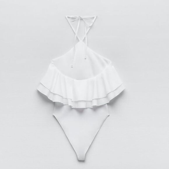 Zara White Body Bodysuit New - Picture 3 of 6